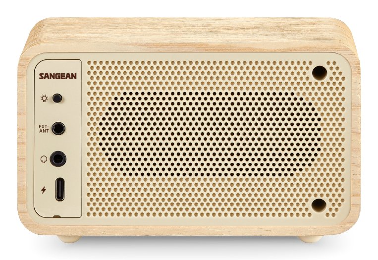 Sangean Wr-8 Fresno Blanco Radio Analógica De Madera Con Am Fm Bluetooth