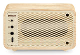 Sangean Wr-8 Fresno Blanco Radio Analógica De Madera Con Am Fm Bluetooth