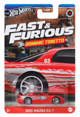Figura Aleatoria Mattel Hot Wheels Fast & Furious Coche De Juguete