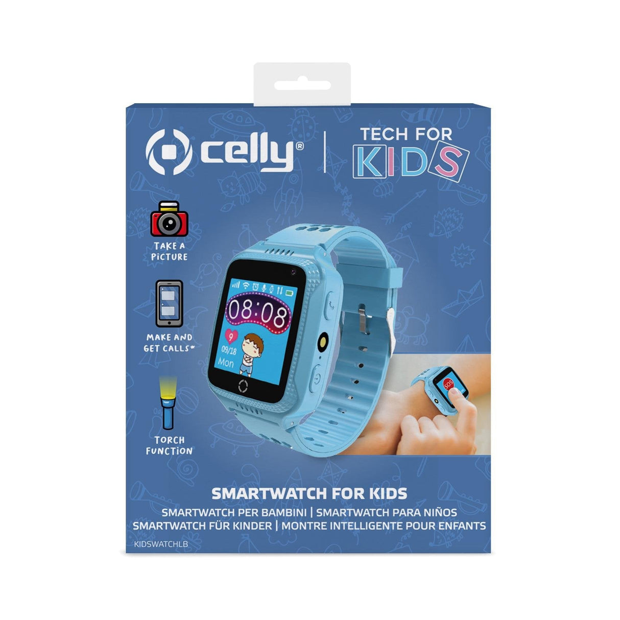 Celly Kidswatch Reloj Multifunción Para Niños