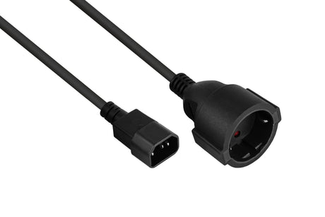 EAN 4066857003218 - Kabelmeister SK1402-S005 cable de transmisión Negro 0,5 m IEC C14 Enchufe tipo F imagen 1