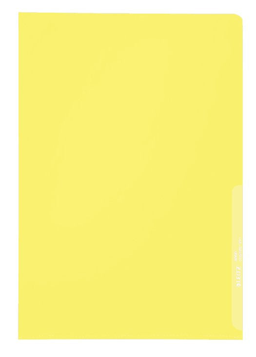 Leitz Fundas Transparentes Din A4 Amarillo