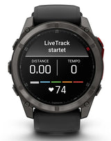 Reloj Smartwatch Fenix 8 Pro Microled Lte 51mm Zafiro Garmin - Titanio Negro