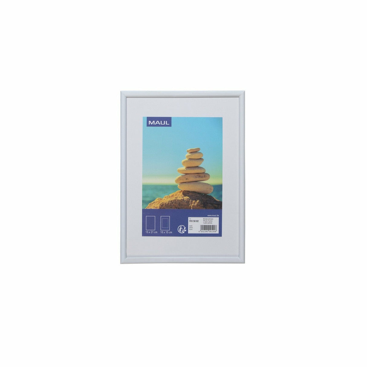 Maul Bilderrahmen Maulart Kunmmoff, 15 X 21 Cm, Blanco