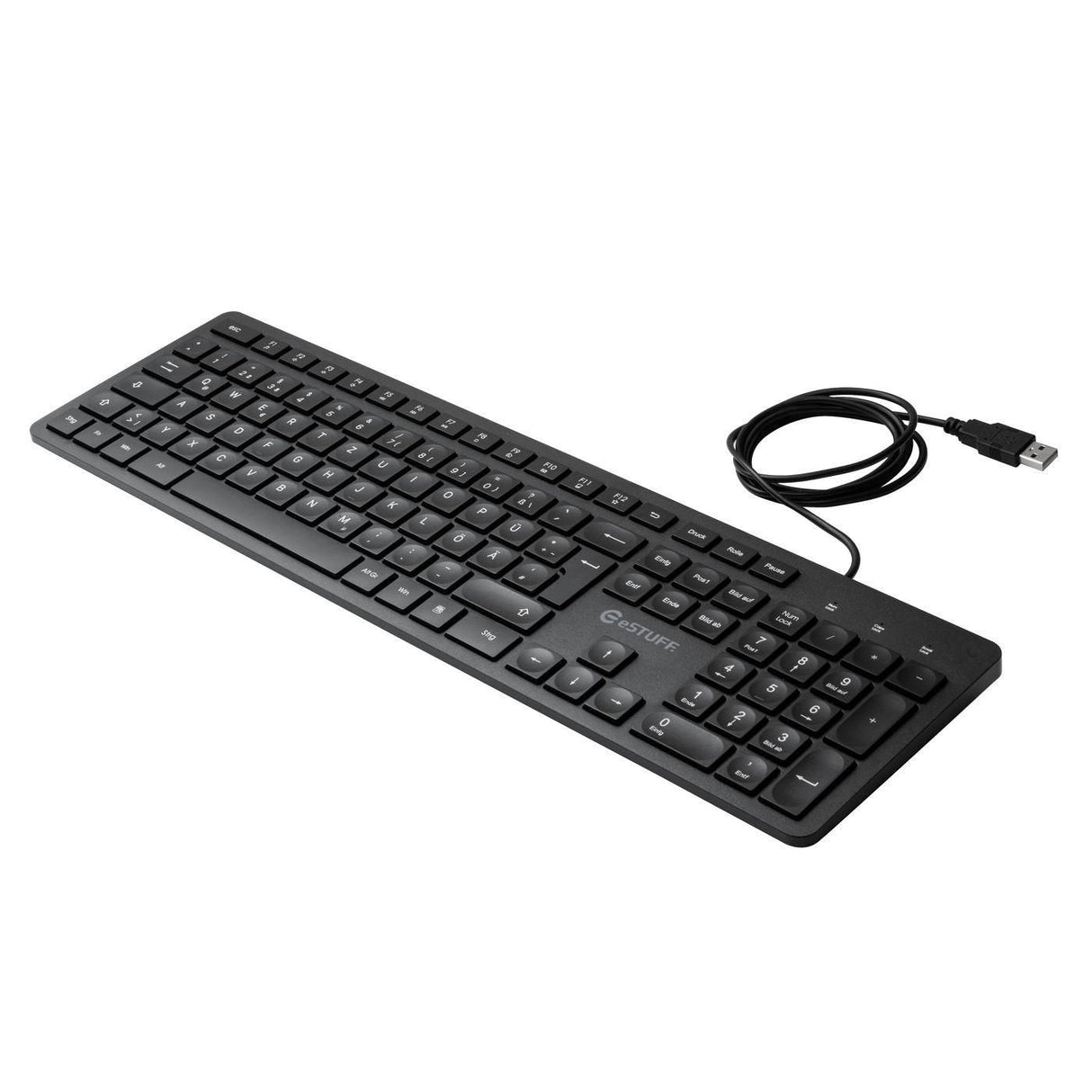 Gearlab Glb211402 Teclado Usb Qwertz Alemán Negro