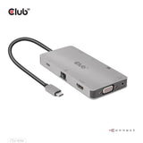 Club3d Usb-9-In1-Hub Usb-C > Hdmi/Vga/2xusb/Usb-C/Rj45/Sd Retail