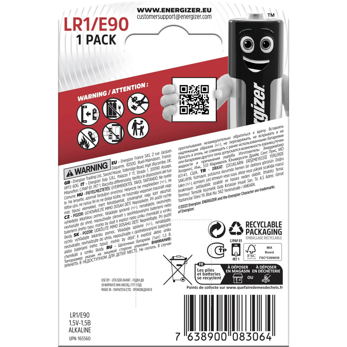 EAN 7638900083064 - Energizer E300781302 no categorizado imagen 2