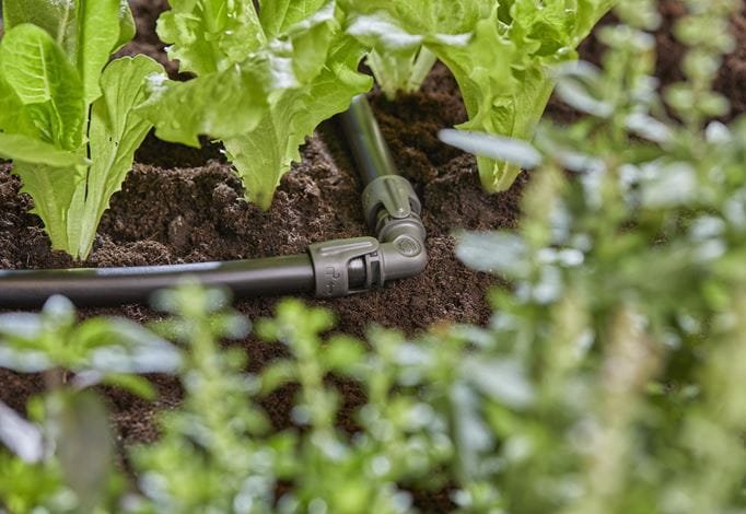 Gardena Micro-Drip-System Pieza En L De 13 Mm (1/2"), Conexión (Gris Oscuro, 2 Piezas 13202-20