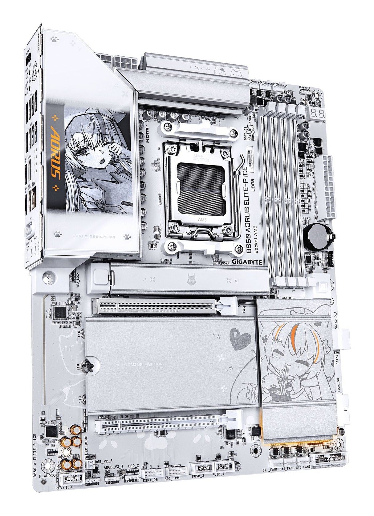 Gigabyte B850 Aorus Elite-P Ice Am5 4xddr5 Hdmi