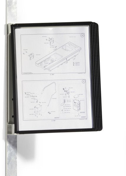 Soporte De Pared Durable Para Panel Visiblevariomagnetwall 5 Visible. Negro