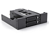 Delock 47011 Panel Bahía Disco Duro 2x 2,5" U.2 Nvme Ssd Con 5.25 Rahmen