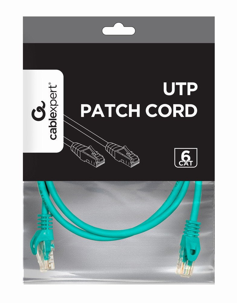 Cable De Red Gembird Utp Cat6 1.5m Verde  Pp6u-1.5m/G