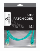 Cable De Red Gembird Utp Cat6 1.5m Verde  Pp6u-1.5m/G