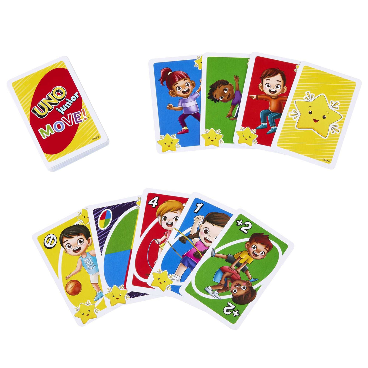 Juego De Cartas Mattel Games Uno Junior Move Hnn03