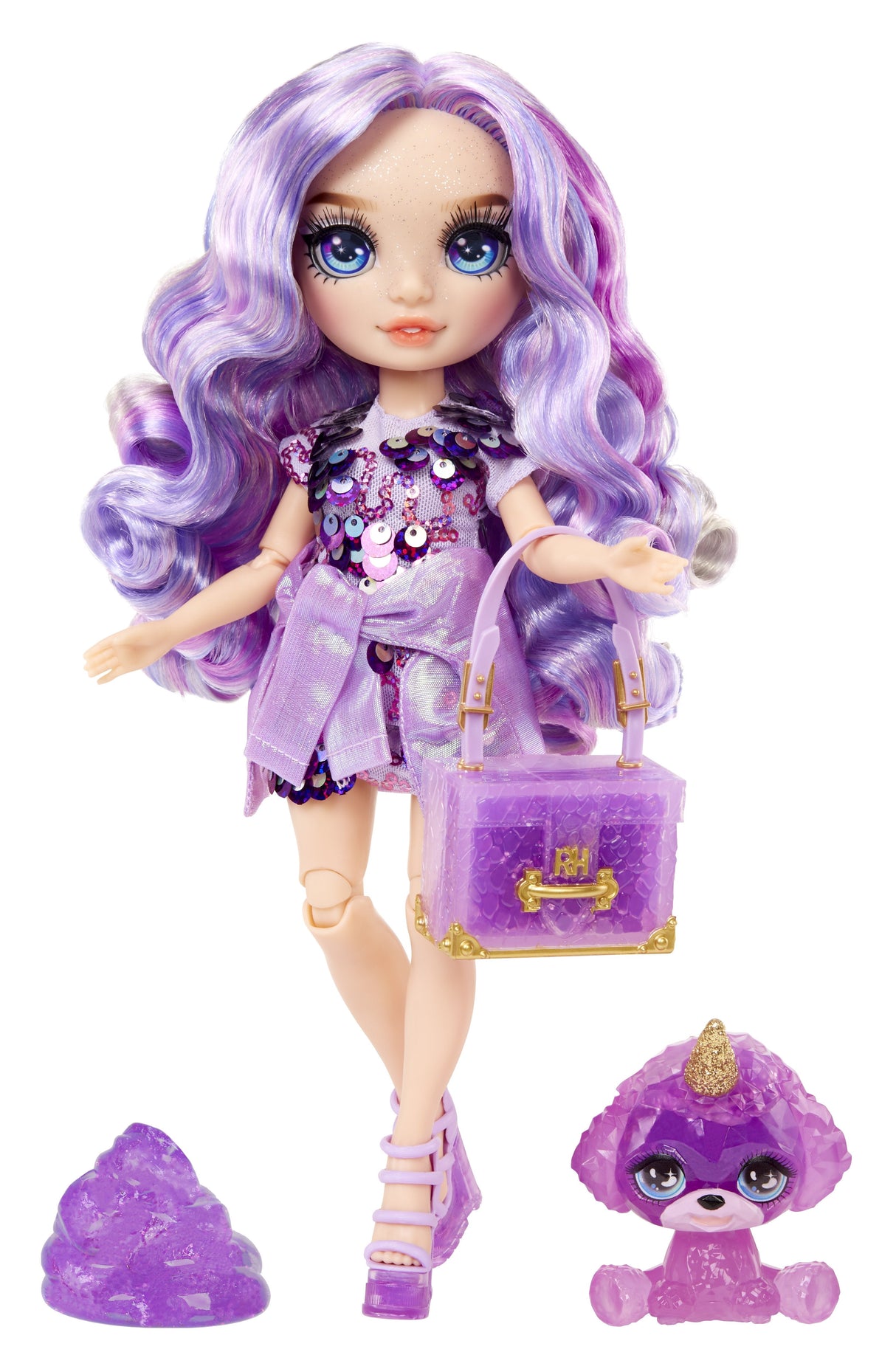 Muñeca  Mga Entertainment Classic Rainbow High Fashion Doll - Violeta 120223-Eu
