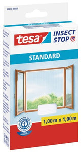 Tesa Mosquitera Emándar Cinta Velcro 1x1m Blanco