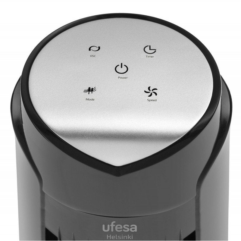 Ventilador Torre Ufesa 84105327 Helsinki Negro