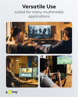 Goobay Displayport Cable 2.0 2.1, 54 Gbit S