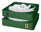 Ventilador De Refrigeración Para Pc Thermaltake Ct140 Ex Reverse Argb Sync, Color Verde Carrera, Paquete De 3, 140 Mm Cl-F230-Pl14rg-A