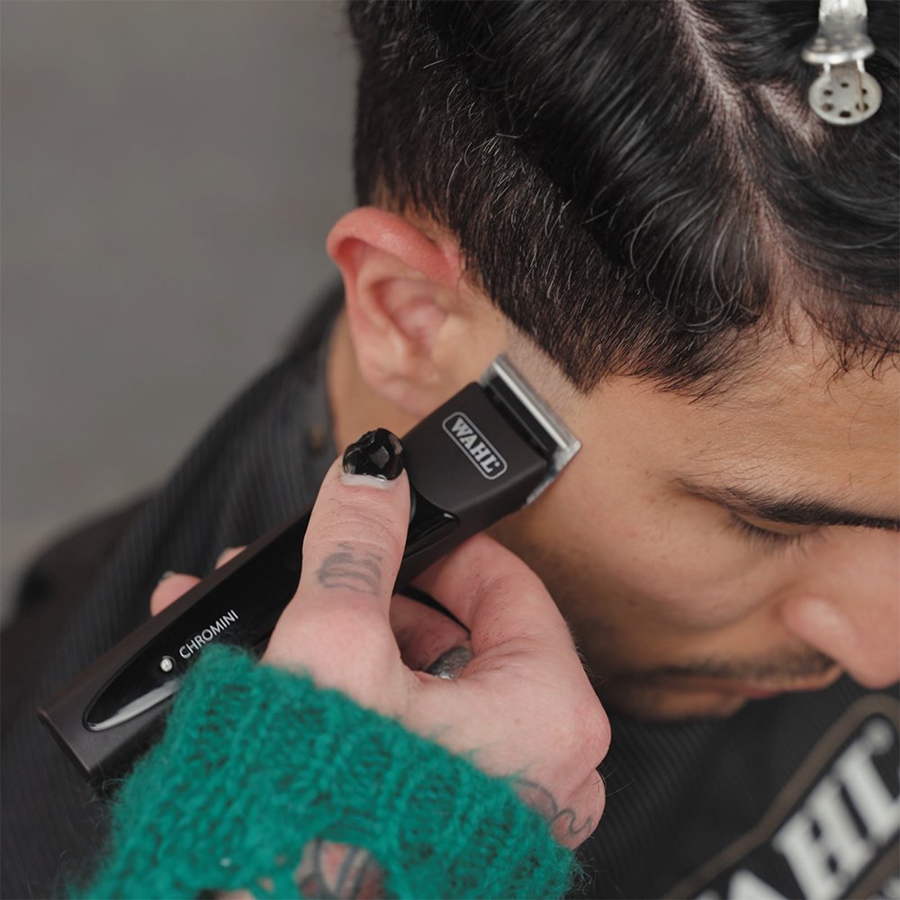 Cortadora De Pelo Wahl 1591-0466 Chromini Negro Con Hoja En U