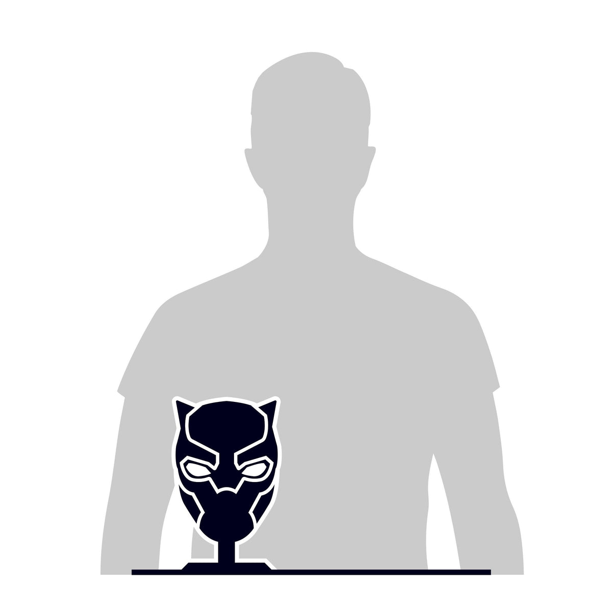 Puzzle 3d Busto Black Panther Marvel