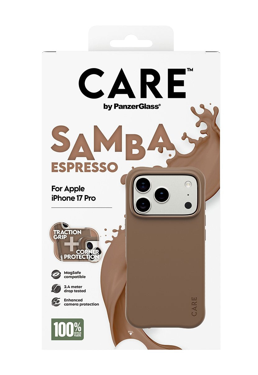 EAN 5715685027130 - PanzerGlass CARE™ by ® Samba Case Espresso w. MagSafe iPhone 17 Pro funda para teléfono móvil Marrón imagen 3