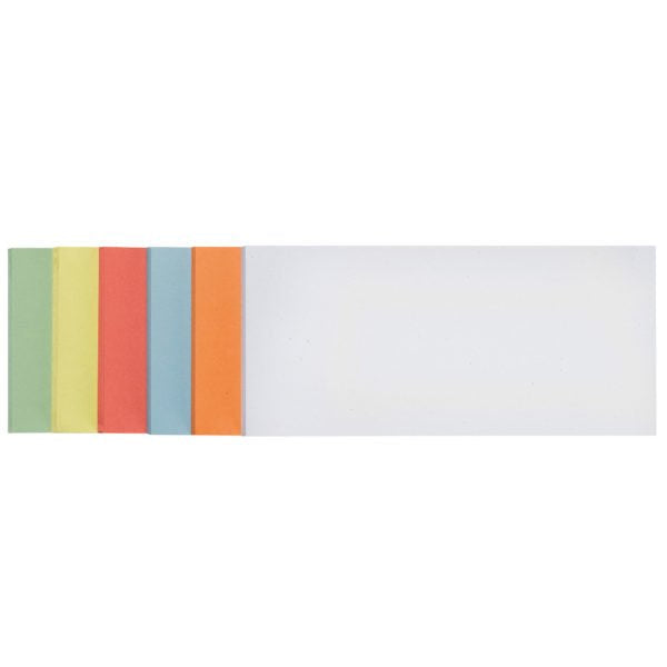 Franken Gmbh Franken - Moderationskarte - Rectangular - 9.5 X 20.5 Cm - Blanco, Amarillo, Rojo, Verde, Naranja, Azul Claro (Paquete De 300)
