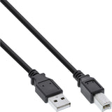 Inline Usb 2.0 Cable Tipo A Macho A B Macho Negro 5m