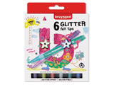 Talens Bruynzeel Estuche 6 Rotuladores Glitter Kids Brillantes Colores Surtidos