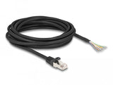 Delock 80208 Cable Rj50 Macho A Extremos Abiertos S/Ftp 5 M Negro