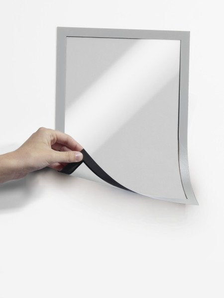 Marco Informativo Durable Duraframe Magnetic A4 5 Piezas Plateado