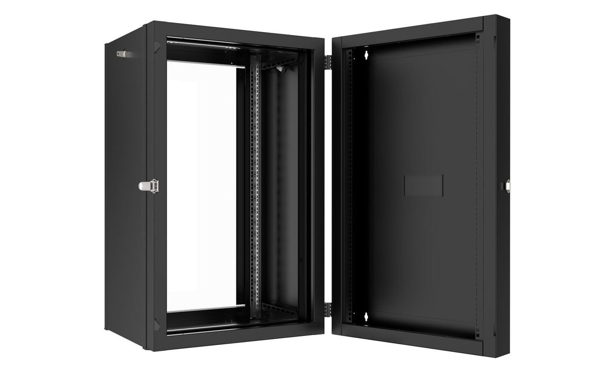 19'' 20u Rack Double Wall  Mount Pro 600 X 600 X 1000mm