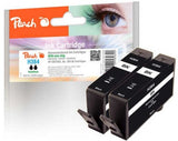 Tinta Melocotón Negra Cb316ee/No. Paquete Doble 364 Compatible Con Hp No. 364, Cb316ee Pi300-686