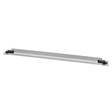 19" Blank Panel, Tool-Free Snap-In Type, 1u, Metal, Gris