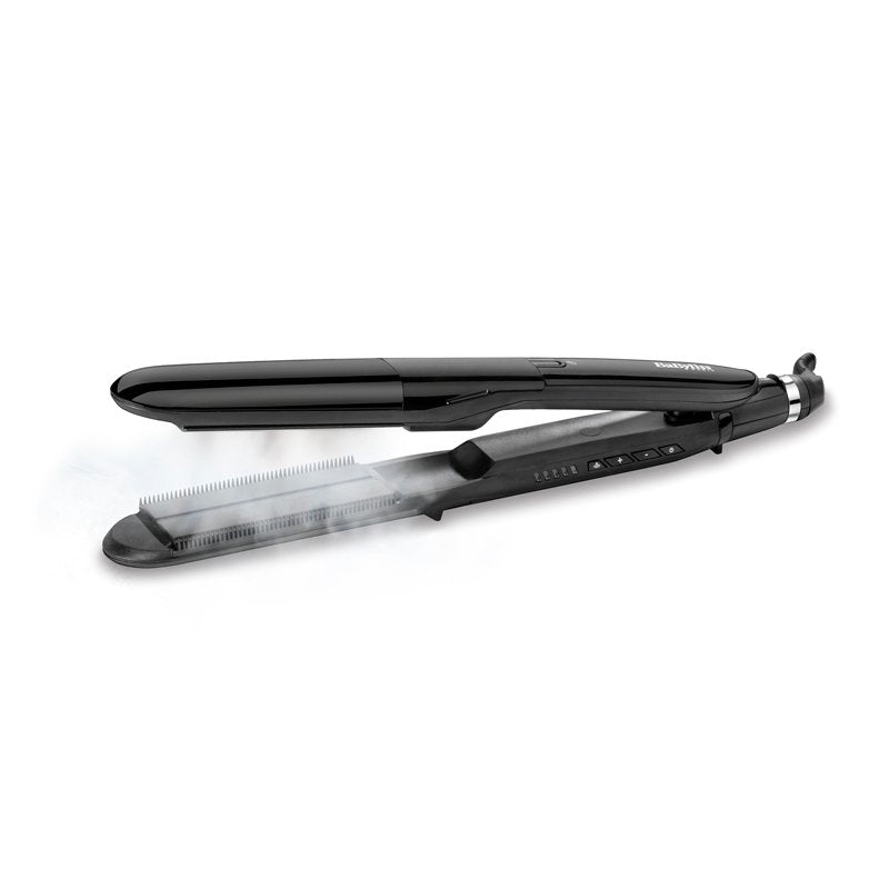 Babyliss St492e Utensilio De Peinado Plancha De Pelo Vapor Negro 2,5 M