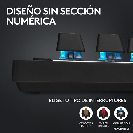 EAN 5099206113398 - Logitech G 920-012129 teclado Juego RF Wireless + Bluetooth QWERTY Español Negro imagen 8