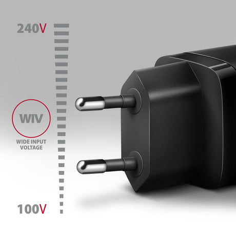 EAN 8595247907103 - Axagon ACU-PQ30 Ladegerät QC3.0, 4.0/AFC/FCP/PPS/Apple+ PD USB-C, 30W - schwarz - Kompaktes Ladegerät - 1 imagen 3