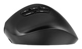 Gembird Triple-Mode 9-Button Wireless Ergonomic Mouse Bt 2.4g And Usb 2400dpi Black