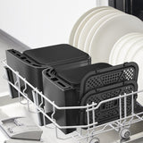 Tefal Easy Fry Dual Xxl Ey942he0 Freidora Doble 11 L Independiente 2020 W Freidora De Aire Caliente Gris