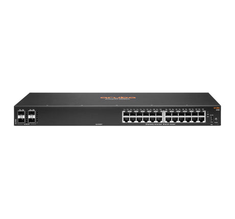 EAN 5704174976455 - HPE Aruba Networking 6100 24G 4SFP+ Gestionado L3 Gigabit Ethernet (10/100/1000) 1U Negro imagen 1