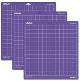 Loklik Schneidematte 3er-Pack - Lila Stark Klebend