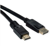 EAN 7630049619203 - ROLINE 11.04.5776 adaptador de cable de vídeo 7,5 m HDMI tipo A (Estándar) DisplayPort Negro imagen 1