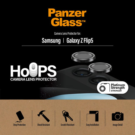 EAN 5711724004582 - PanzerGlass ® Hoops® Camera Lens Protector Black Samsung Galaxy Z Flip5 5G Protector de pantalla 1 pieza( imagen 4
