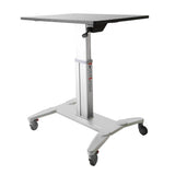 Startech.Com Estacion De Trabajo Movil De Pie Y Sentado Con Superficie De 80cm - De Altura Ajustable - Escritorio Movil 2 Años