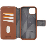 Decoded Leather Detachable Wallet For Iphone 15 Plus Tan