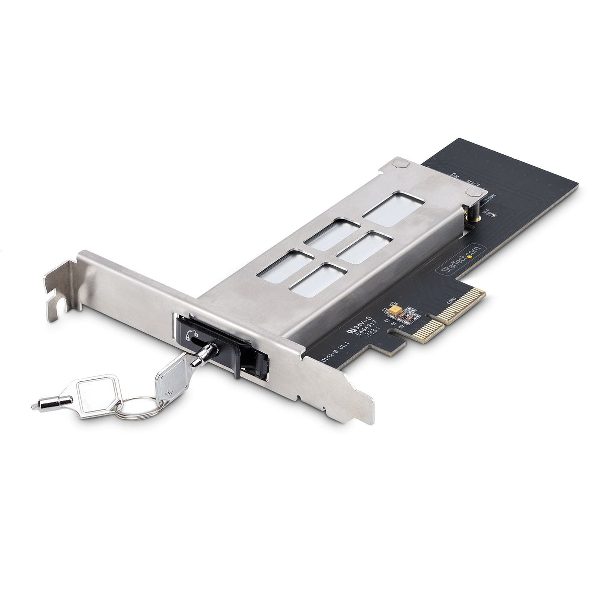 Startech Tarjeta Pcie X4 A Ssd Nvme M.2 - Rack Móvil Backplane Con Bandeja Removible Hot Swap Intercambiable En Caliente Con Llave