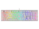 Teclado (Ingles) Mecánico Gaming Genesis Thor 303 Blanco Ee. Uu.  Rgb