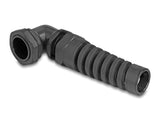 Delock 60589 Prensaestopas Con Alivio De Tensión Ángulo De 90 ° Pg21 Negro
