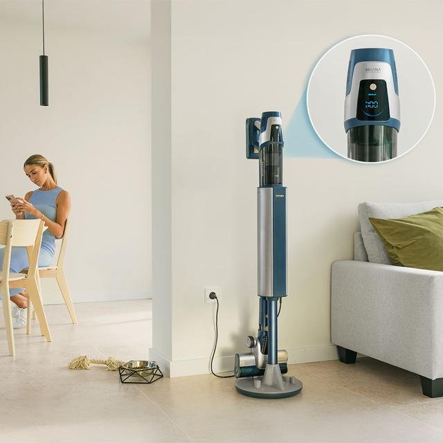 EAN 8435771930621 - Cecotec Conga Rockstar 11500 Odyssey Station Connected IA Aspiradora escoba 2 en 1 Batería Secar HEPA Sin imagen 13