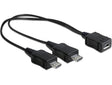 EAN 4043619654406 - DeLOCK 20.5cm, USB micro-B - 2 x USB micro-B cable USB USB 2.0 0,205 m Micro-USB B 2 x Micro-USB B Negro imagen 1